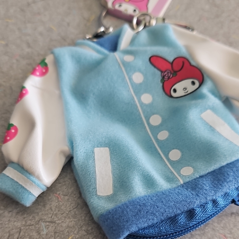 Sanrio My Melody Blue and White Jacket Keychain - Picture 4 of 14